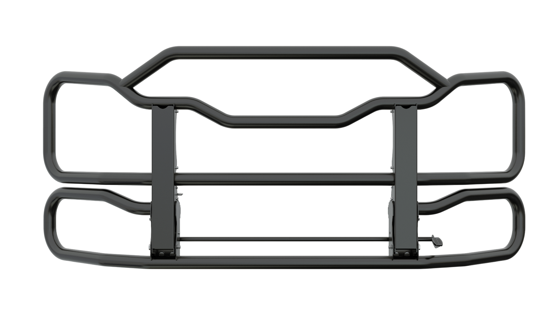 VOLVO VNL ('17-) BLACK WITH BRACKET SET DEER ANIMAL MOOSE GUARD BUMPER