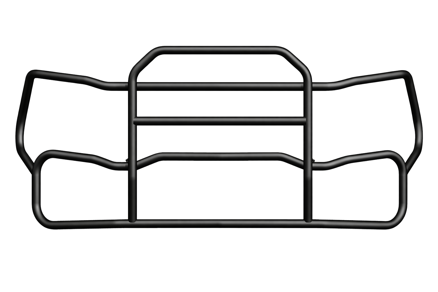 FREIGHTLINER CASCADIA BLACK With Bracket Set Deer Animal Moose Guard Bumper Black CASCADIA ('26- NEWER GEN 5)